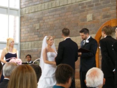 A wedding at Northview's Carmel campus (photo by Diana Gorin)