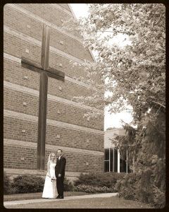 A bride and groom at Northview (photo by Diana Gorin)