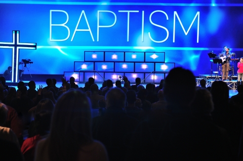 Baptism Weekend at Northview (photo by Dennis McClintock)